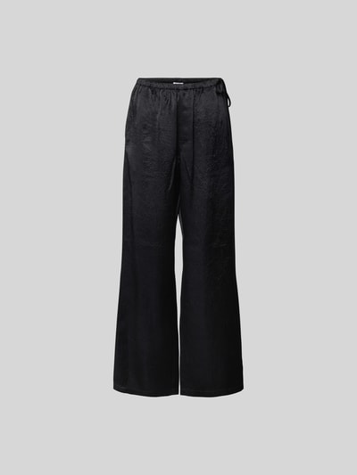 Filippa K Stoffhose mit elastischem Bund Black 2