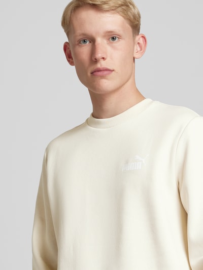 PUMA PERFORMANCE Sweatshirt mit Label-Print Offwhite 3