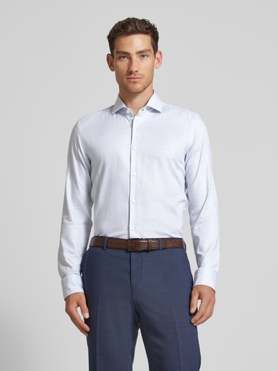 BOSS Slim Fit Business-Hemd mit Haifischkragen Weiss 4