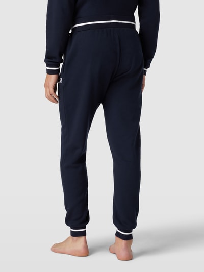 BOSS Joggingbroek met elastische band en tunnelkoord Marineblauw - 5