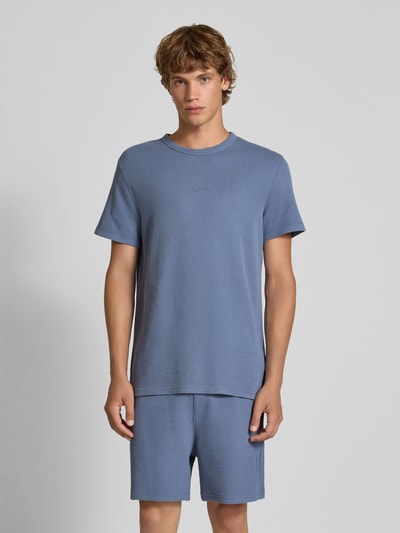 Tommy Jeans Slim fit gebreide pullover met structuurmotief Jeansblauw - 4