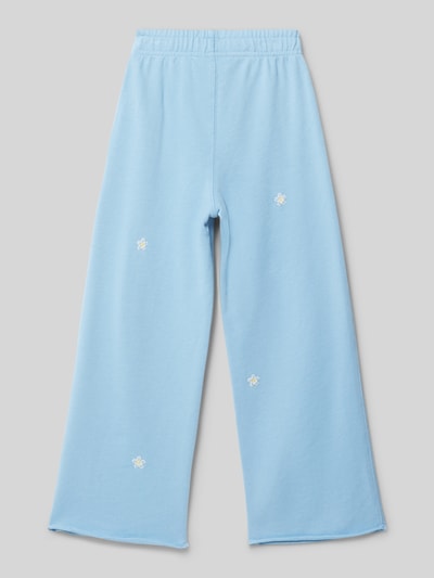 Polo Ralph Lauren Kids Sweatpants met bloemenborduursels Bleu - 3