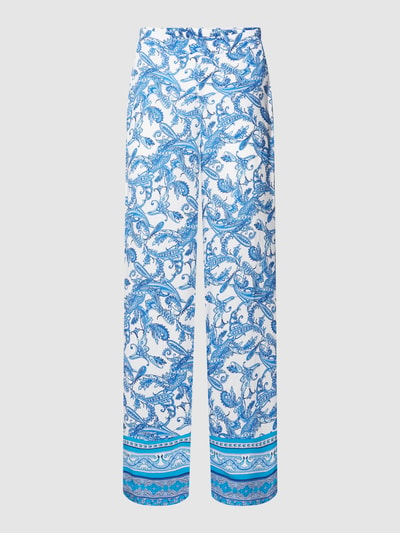 SMASHED LEMON Hose mit Allover-Muster Blau 2