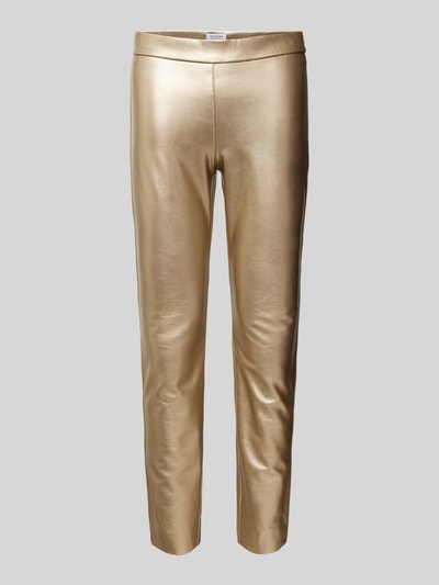 ROSNER Skinny fit broek met ritssluiting opzij, model 'Alisa' Goud gemêleerd - 2