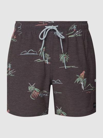 Rip Curl Badehose mit Streifenmuster Modell 'PARTY' Schwarz 2