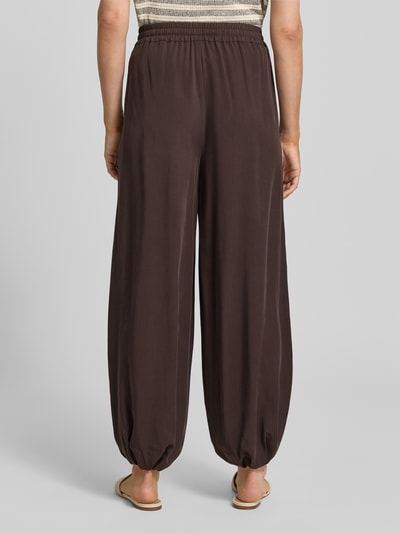 Smith and Soul Hose mit Baloon Saum und elastischem Bund Dunkelbraun 5