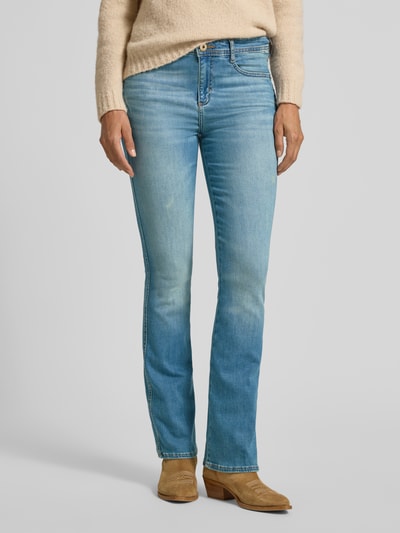 Brax Flared fit jeans in 5-pocketmodel, model 'Shakira' Jeansblauw - 4