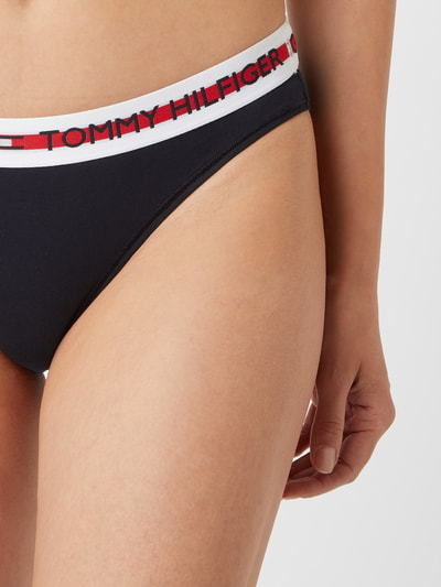 TOMMY HILFIGER Slip aus Baumwoll-Mix mit elastischem Bund Marine 5