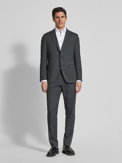 OLYMP No. Six Super Slim Fit Business-Hemd mit Knopfleiste Weiss 1