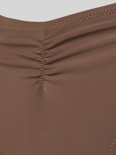 Produktfoto, High Waist Bikini-Slip Modell 'Kelli' von Barts in Braun, Material-Mix mit Stretch-Anteil, Körpernahe Passform, elastischer Bund