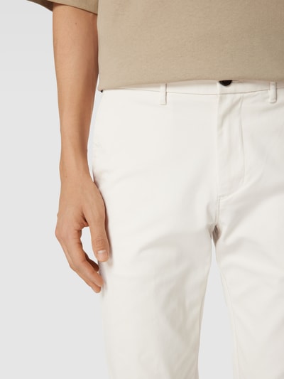 Tommy Hilfiger Pants Chino met Franse steekzakken, model 'DENTON' Ecru - 3