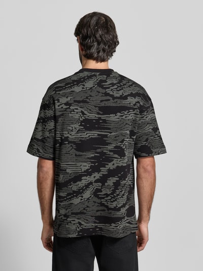 BOSS Orange Regular Fit T-Shirt aus reiner Baumwolle Modell 'TE_WILDNATURE' Black 5