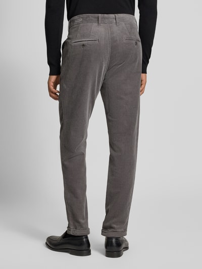 Matinique Corduroy broek met achterzakken, model 'MAliam' Lichtgrijs - 5