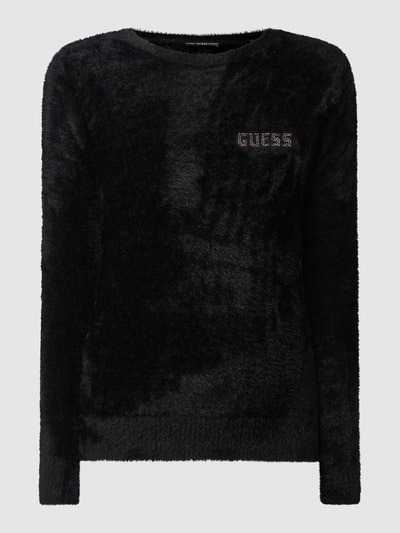 Guess Pullover mit feinen Fransen  Black 2