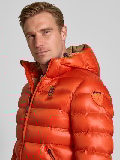 Blauer Usa Kurtka pikowana z zamkiem błyskawicznym dwustronnym model ‘ADAMS’ Pomarańczowy 3