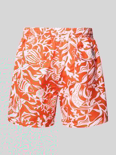 Polo Ralph Lauren Regular Fit Badehose mit Tunnelzug Modell 'TRAVELER' Orange 3