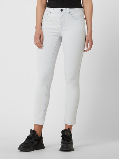 OPUS Skinny Fit Cropped Jeans mit Stretch-Anteil Modell 'Elma' Bleu 4