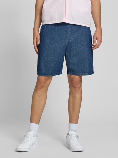 REVIEW Shorts mit elastischem Bund Dunkelblau 4