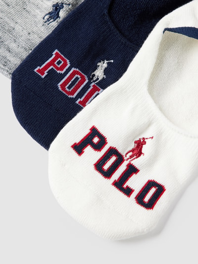 Polo Ralph Lauren Underwear Füßlinge mit Label-Stitching im 3er-Pack Mittelgrau Melange 2