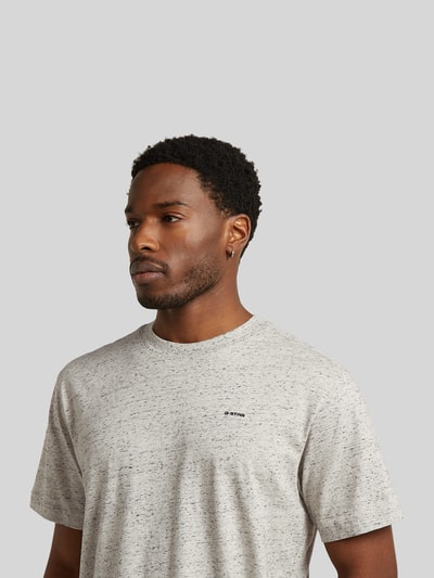G-Star RAW T-Shirt mit dezentem Logo-Detail Offwhite 3