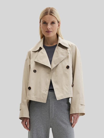 Marc O'Polo Relaxed Fit Trenchjacke aus Baumwolle Beige 4
