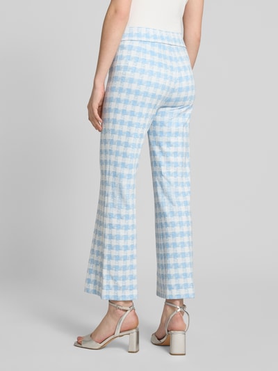 SEDUCTIVE Hose in verkürzter Passform mit Bügelfalten Modell 'NANETTE' Hellblau 5