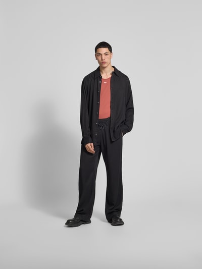 Diesel Freizeithemd mit Knopfleiste Black 1