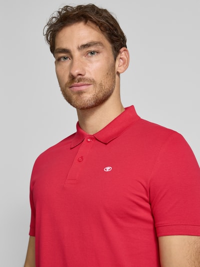 Tom Tailor Regular fit poloshirt van puur katoen Rood - 3