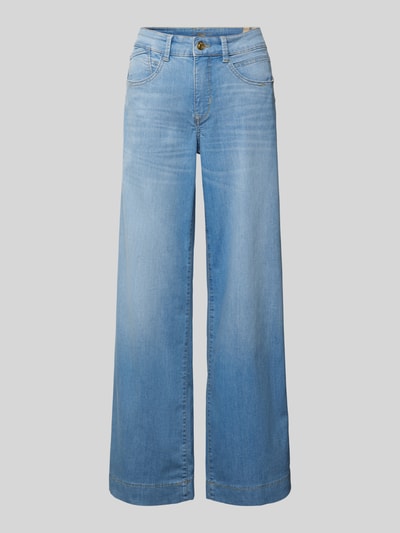 MAC Flared Cut Jeans im 5-Pocket-Design Modell 'RICH PALAZZO' Hellblau 2