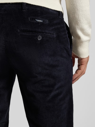 Brax Slim Fit Cordhose mit Gesäßtaschen Modell 'Fabio' Marine 3