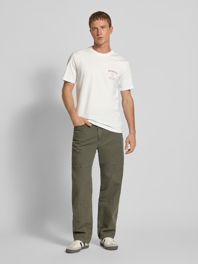 Only & Sons Regular fit T-shirt van puur katoen, model 'KYE' Wit - 1