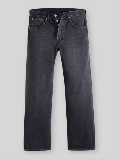 Levi's® Jeans o kroju loose fit z czystej bawełny model '501® LOOSE' Ciemnoszary 1
