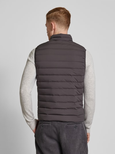 Emporio Armani Bodywarmer met labelpatch Antraciet - 5