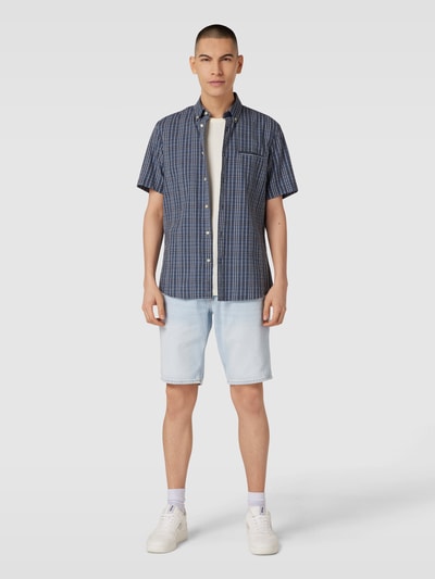 Pierre Cardin Koszula casualowa ze wzorem w kratę glencheck Granatowy 1