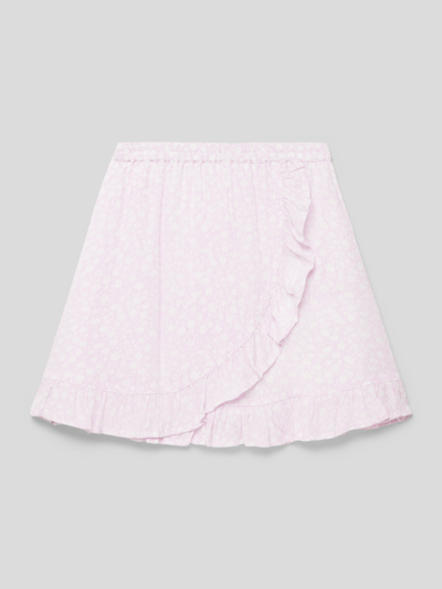 Happy Girls Rok van viscose met all-over motief Lichtroze - 1