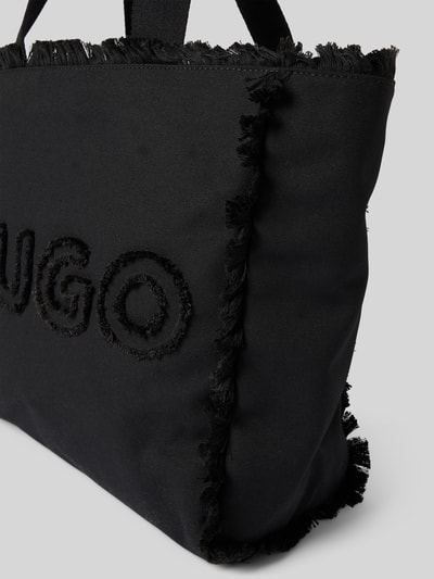 HUGO Handtasche mit Fransen Black 3