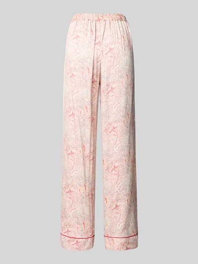 CCDK Copenhagen Spodnie od piżamy z elastycznym pasem model ‘Janet’ Różowy 3