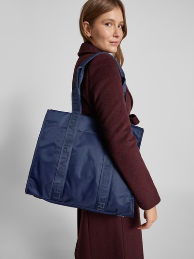 Lauren Ralph Lauren Shopper mit Tragehenkeln Modell 'STEVIE' Marine 1