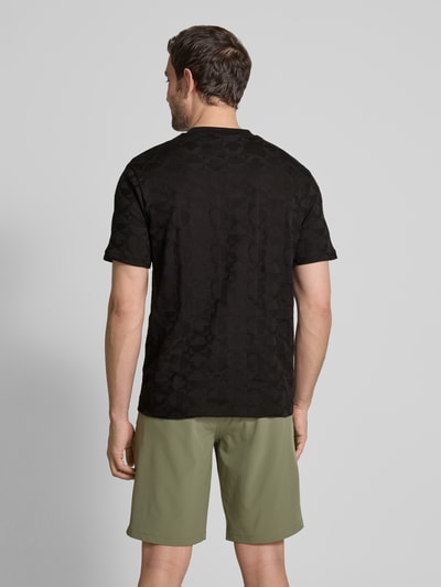 BOSS Green T-shirt met labelprint Zwart - 5