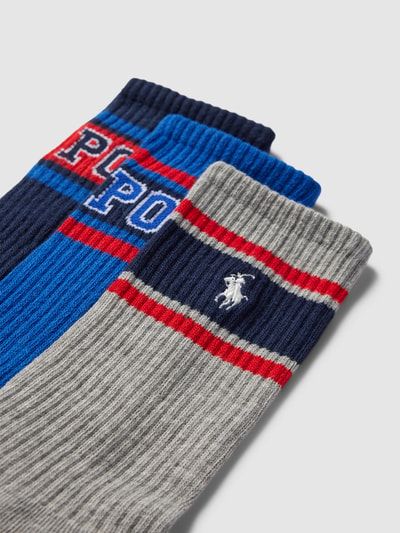 Polo Ralph Lauren Underwear Socken mit Label-Details im 3er-Pack Modell 'VARSITY' Royal 2