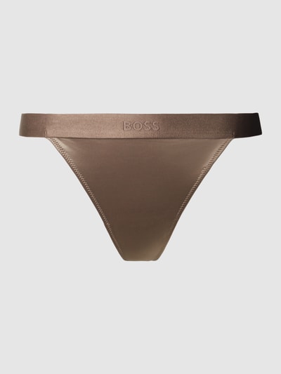 BOSS String mit elastischem Label-Bund Modell 'SELECT' Oliv 1