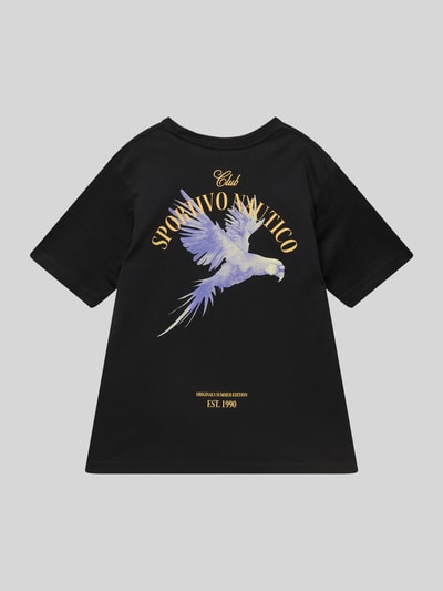 Jack & Jones T-shirt met statementprint, model 'HYDRA' Zwart - 3