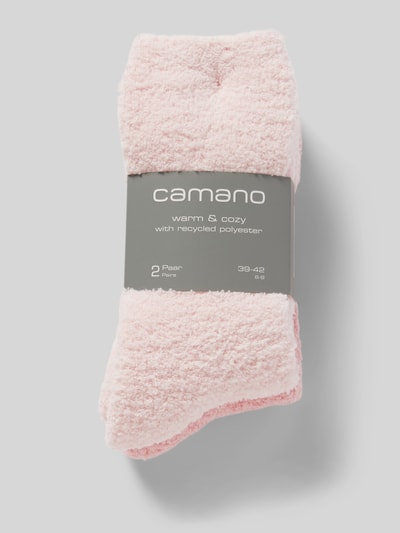 camano Socken aus Teddyfell im 2er-Pack Rosa 3