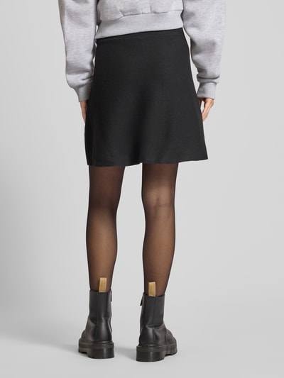 Only Regular fit minirok met elastische band, model 'AMA LIFE' Zwart - 5