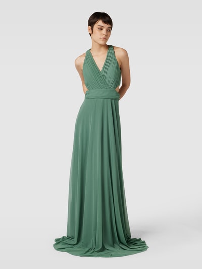 TROYDEN COLLECTION Abendkleid mit Taillenband Mint 4