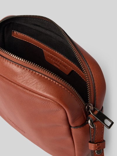 LIEBESKIND BERLIN Handtas met labeldetail, model 'Ella' Cognac - 5