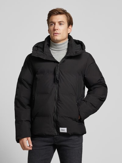 khujo Steppjacke mit Reißverschluss Modell 'WESH' Black 4