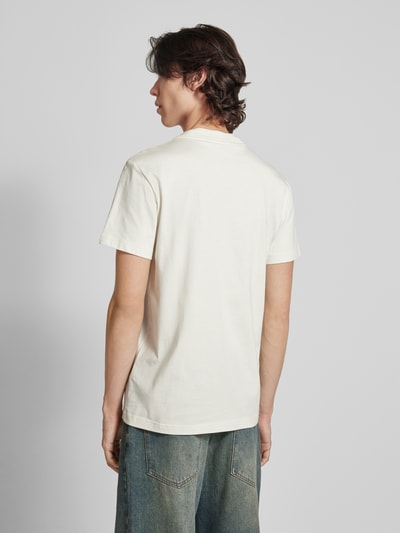 Calvin Klein Jeans T-Shirt mit Rundhalsausschnitt Offwhite 5