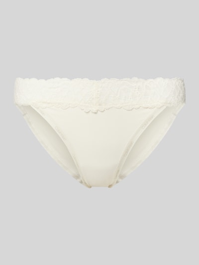 Calvin Klein Underwear Slip mit Spitzenbesatz Offwhite 1