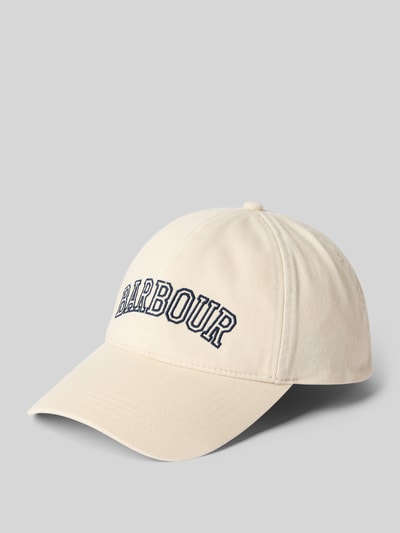 Produktfoto, Basecap aus reiner Baumwolle Modell 'EMILY' von Barbour, jednolity kolor, haftowane logo, regulowany pasek, materiał bawełna